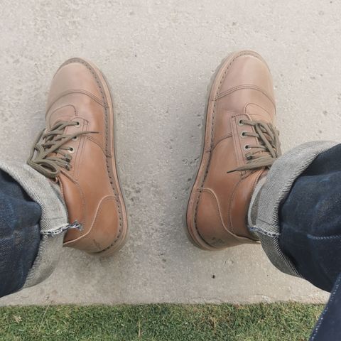 Jim Green African Ranger Barefoot Boot in Natural Veg Tan