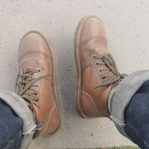 Jim Green African Ranger Barefoot Boot in Natural Veg Tan