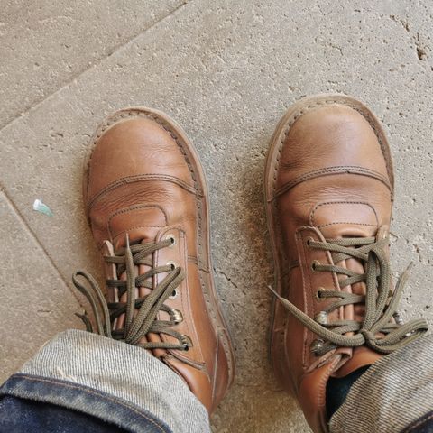 Jim Green African Ranger Barefoot Boot in Natural Veg Tan