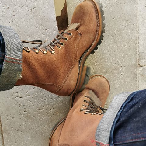 Drew's DROP10V in Seidel Elk Tan Roughout