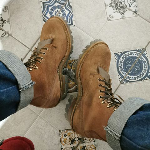 Drew's DROP10V in Seidel Elk Tan Roughout
