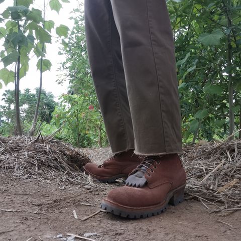 Drew's DROP10V in Seidel Elk Tan Roughout