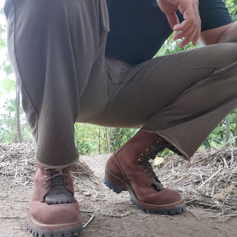 Drew's DROP10V in Seidel Elk Tan Roughout