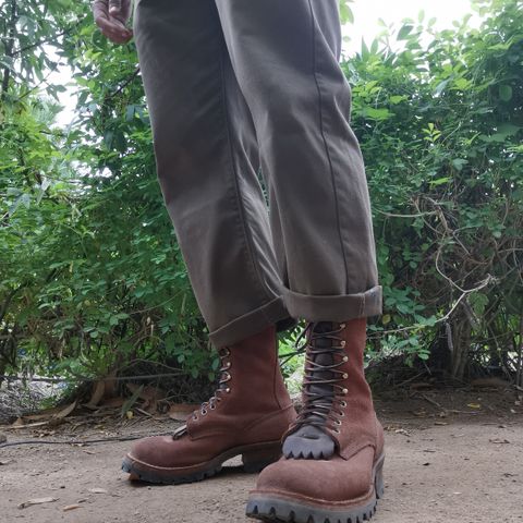Drew's DROP10V in Seidel Elk Tan Roughout