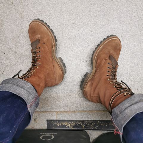 Drew's DROP10V in Seidel Elk Tan Roughout