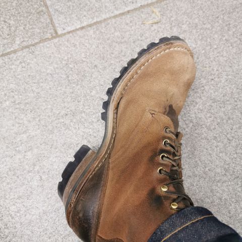 Drew's DROP10V in Seidel Elk Tan Roughout