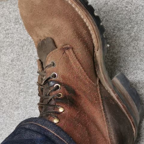 Drew's DROP10V in Seidel Elk Tan Roughout