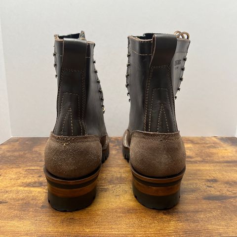 Drew's 8-Inch Logger in Brown Combo