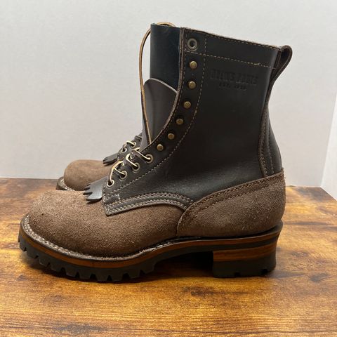 Drew's 8-Inch Logger in Brown Combo
