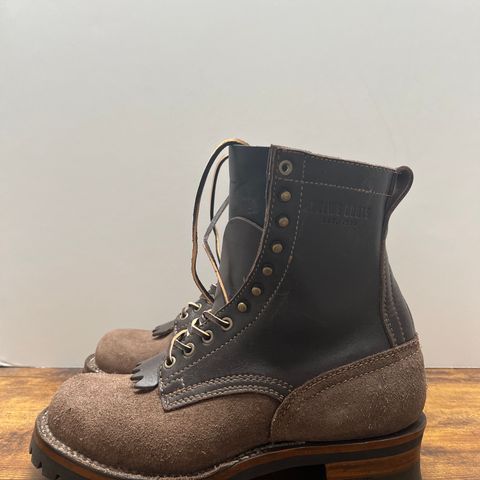 Drew's 8-Inch Logger in Brown Combo