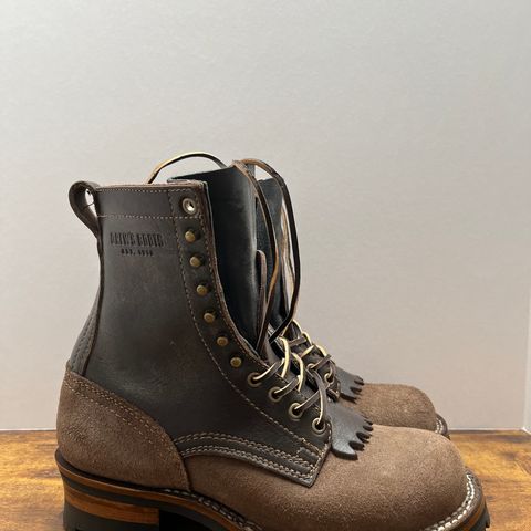Drew's 8-Inch Logger in Brown Combo