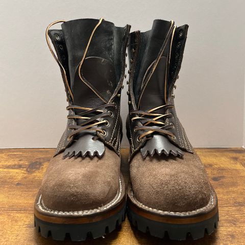 Drew's 8-Inch Logger in Brown Combo