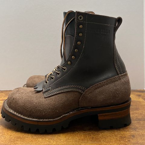 Drew's 8-Inch Logger in Brown Combo