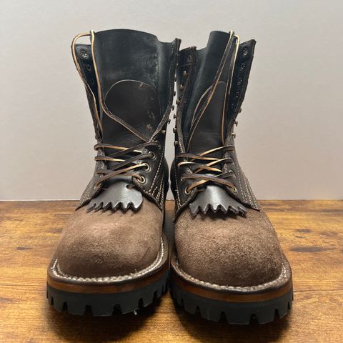 Drew's 8-Inch Logger in Brown Combo