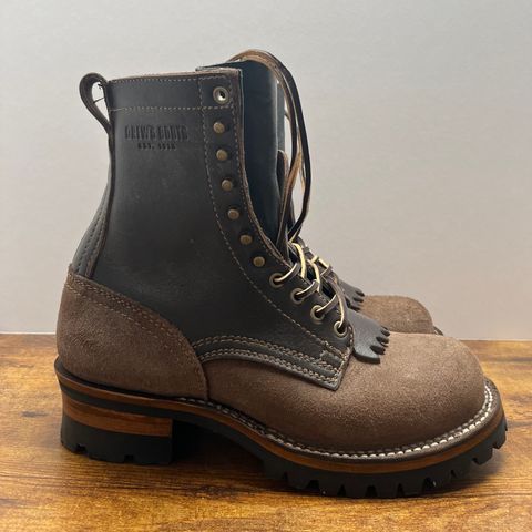 Drew's 8-Inch Logger in Brown Combo