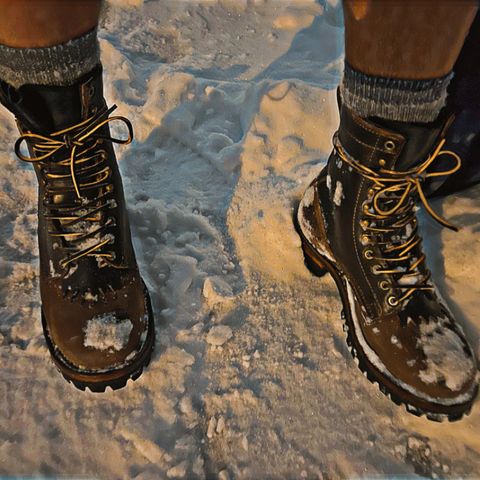 Drew's 8-Inch Logger in Brown Combo