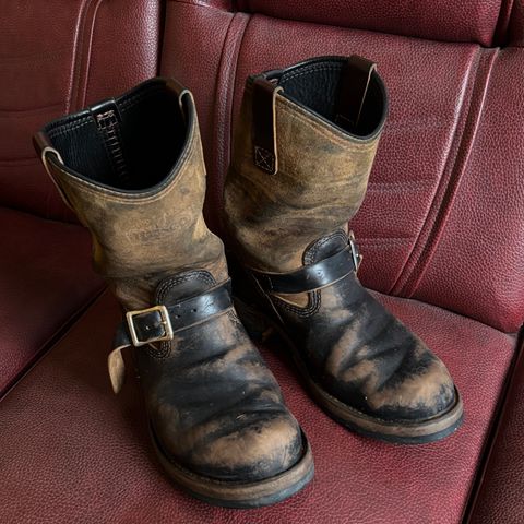 Wesco Morrison in Horween Black Chromexcel Horsehide & Horween Brown Chromexcel Horsehide