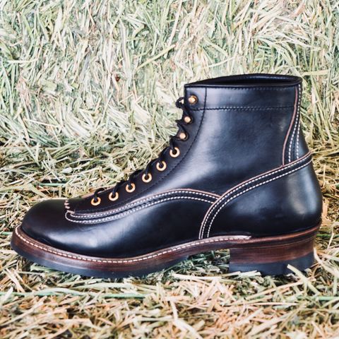 John Lofgren Donkey Puncher Boots in Horween Black Chromexcel