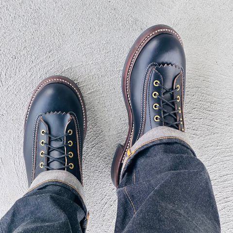 John Lofgren Donkey Puncher Boots in Horween Black Chromexcel