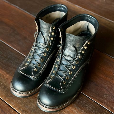 John Lofgren Donkey Puncher Boots in Horween Black Chromexcel