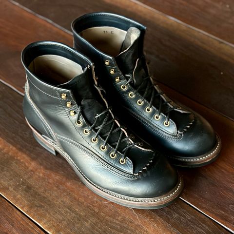 John Lofgren Donkey Puncher Boots in Horween Black Chromexcel