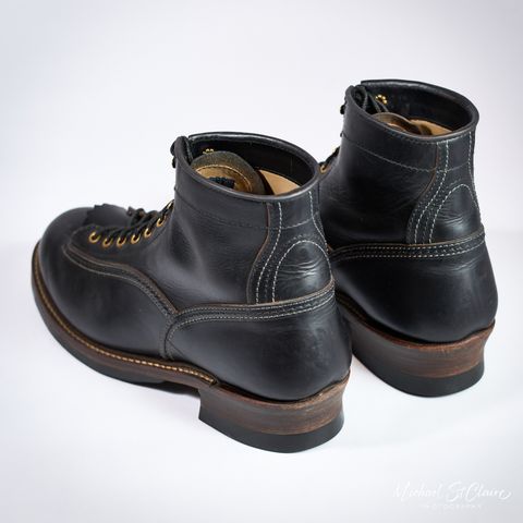 John Lofgren Donkey Puncher Boots in Horween Black Chromexcel
