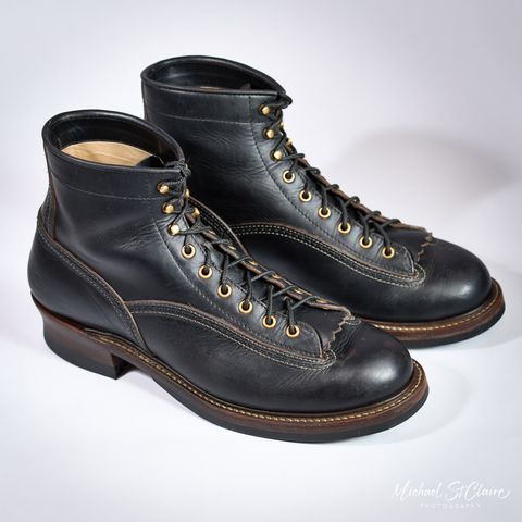 John Lofgren Donkey Puncher Boots in Horween Black Chromexcel