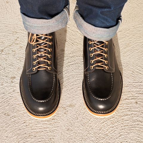 Onderhoud MC01 Moc Toe Boot in Maryam Black TPR Horsebutt