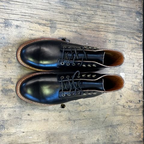Grant Stone Nora Boot in Horween Black Chromexcel
