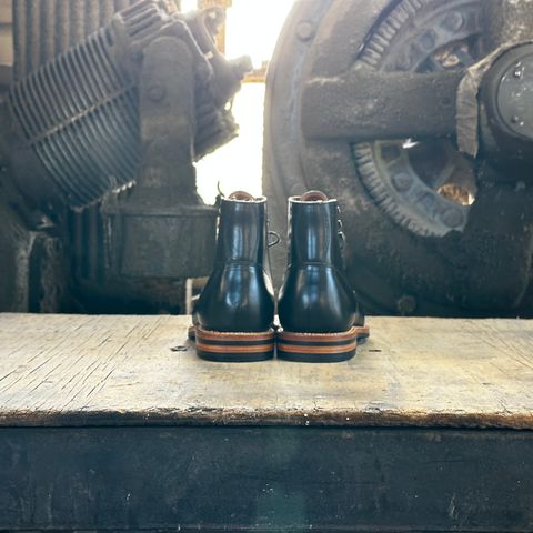 Grant Stone Nora Boot in Horween Black Chromexcel