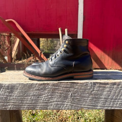 Grant Stone Nora Boot in Horween Black Chromexcel