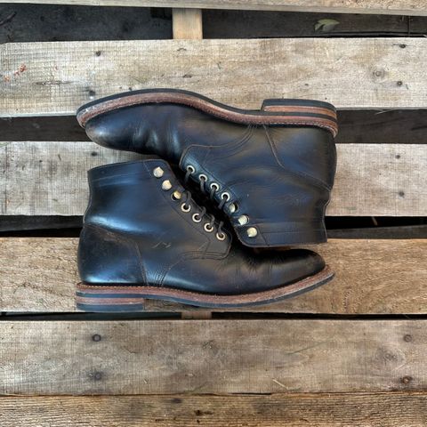 Grant Stone Nora Boot in Horween Black Chromexcel