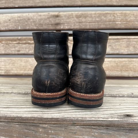 Grant Stone Nora Boot in Horween Black Chromexcel