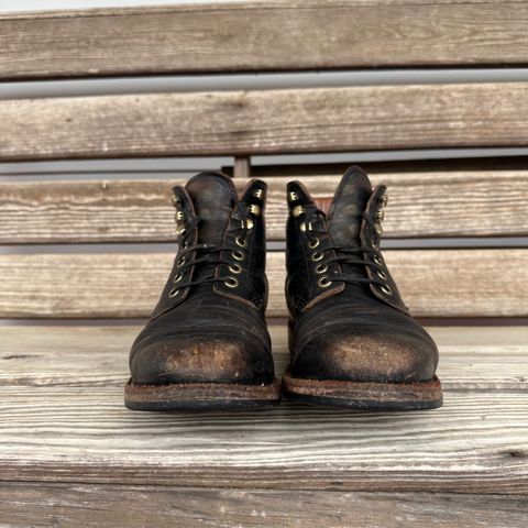 Grant Stone Nora Boot in Horween Black Chromexcel