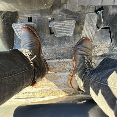 Grant Stone Nora Boot in Horween Black Chromexcel