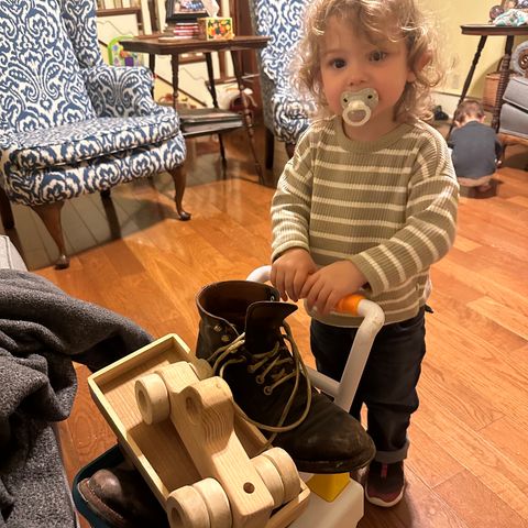Grant Stone Nora Boot in Horween Black Chromexcel