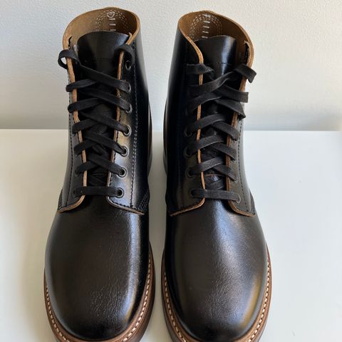 John Lofgren M-43 Service Shoes in Shinki Black Teacore Horsebutt