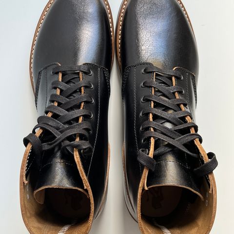 John Lofgren M-43 Service Shoes in Shinki Black Teacore Horsebutt