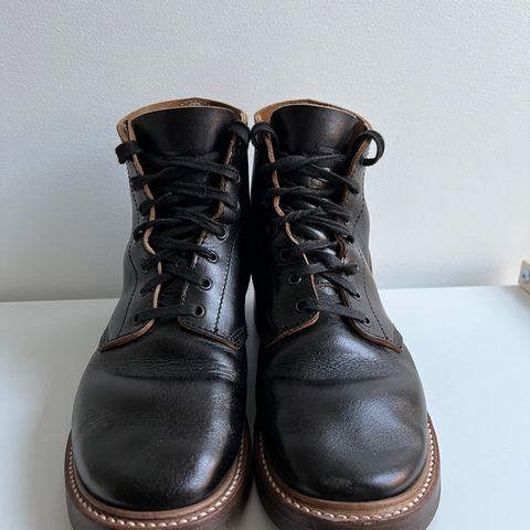 John Lofgren M-43 Service Shoes in Shinki Black Teacore Horsebutt