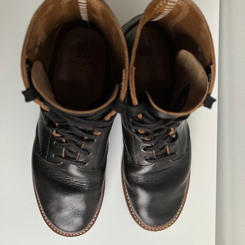 John Lofgren M-43 Service Shoes in Shinki Black Teacore Horsebutt