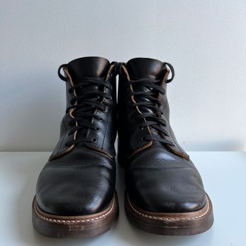 John Lofgren M-43 Service Shoes in Shinki Black Teacore Horsebutt