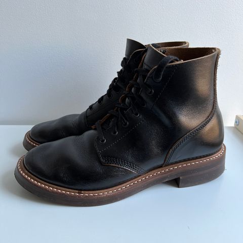 John Lofgren M-43 Service Shoes in Shinki Black Teacore Horsebutt