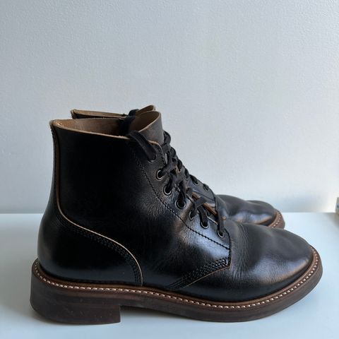 John Lofgren M-43 Service Shoes in Shinki Black Teacore Horsebutt