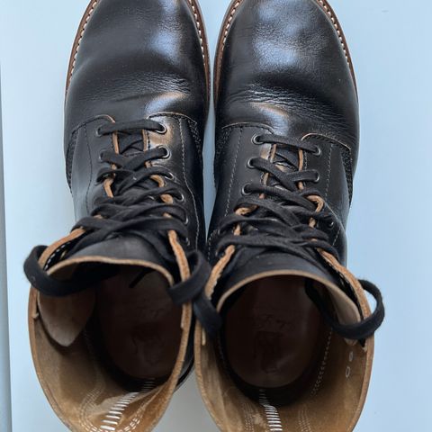 John Lofgren M-43 Service Shoes in Shinki Black Teacore Horsebutt
