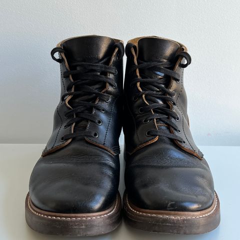 John Lofgren M-43 Service Shoes in Shinki Black Teacore Horsebutt