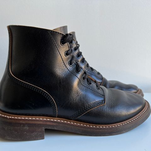 John Lofgren M-43 Service Shoes in Shinki Black Teacore Horsebutt