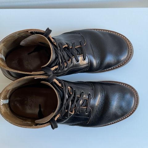 John Lofgren M-43 Service Shoes in Shinki Black Teacore Horsebutt