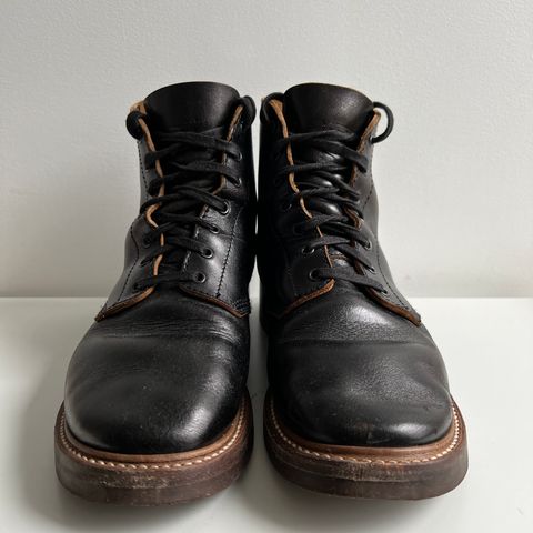 John Lofgren M-43 Service Shoes in Shinki Black Teacore Horsebutt