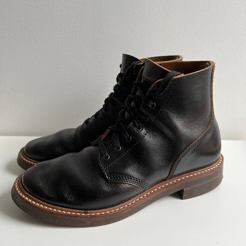 John Lofgren M-43 Service Shoes in Shinki Black Teacore Horsebutt