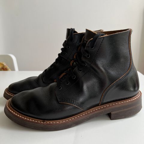 John Lofgren M-43 Service Shoes in Shinki Black Teacore Horsebutt